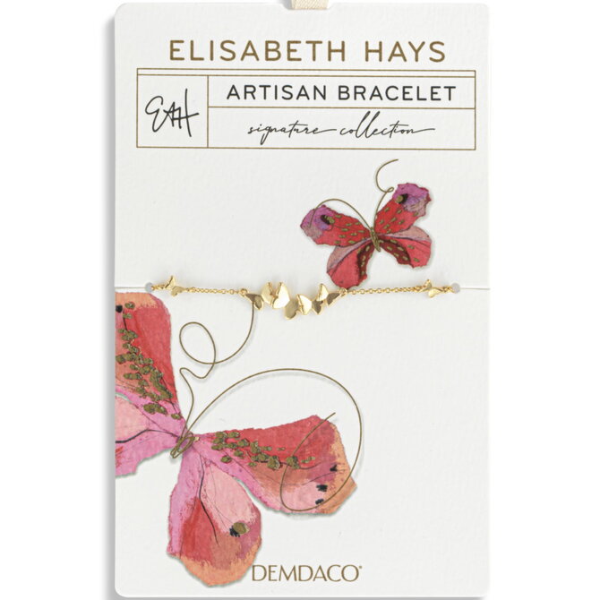 Demdaco/misc Product BR-BUTTERFLY CLUSTER GLD 6.5"