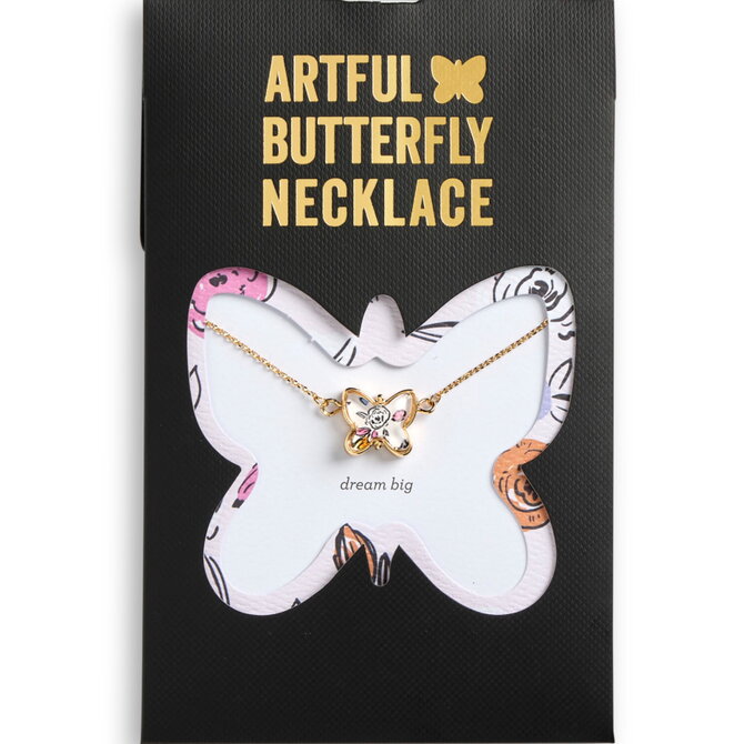 Demdaco/misc Product Necklace-Butterfly/Dream Big