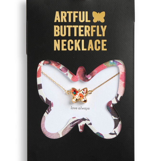 Demdaco/misc Product Necklace-Butterfly/Love Always
