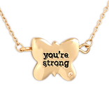 Demdaco/misc Product Necklace-Butterfly/You're Strong