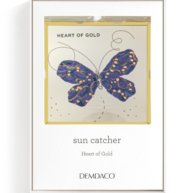 Demdaco/misc Product SUNCATCHER-BFLY/HEART OF GOLD EH