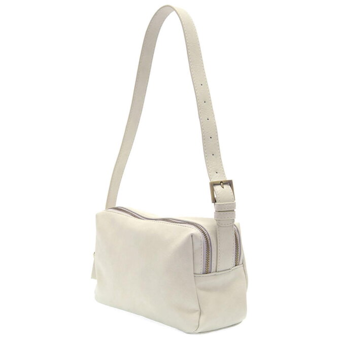 Eloise-Double Zip Shoulder/Powder