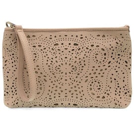 Quinn-Clutch Crossbody/Taupe