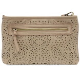 Quinn-Clutch Crossbody/Taupe