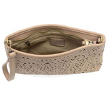 QUINN-CLUTCH CRSBDY/TAUPE