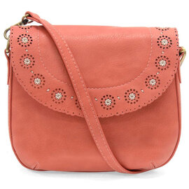 Daisy-Flap Crossbody/Living Coral