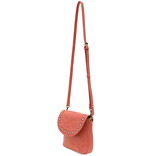 Daisy-Flap Crossbody/Living Coral