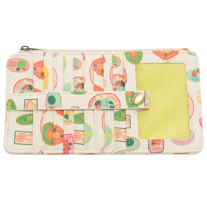 KARA-FARMERS MRKT/MINI WLT/WHITE