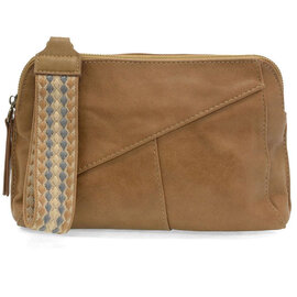 Gigi-Crossbody w/ Wrist Strap/New Tan