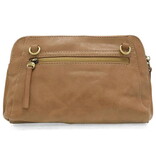 Gigi-Crossbody w/ Wrist Strap/New Tan