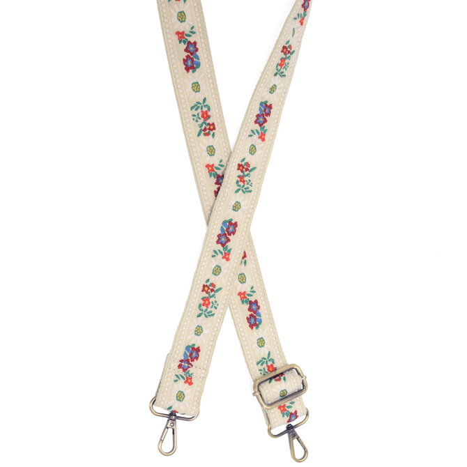 GUITAR STARP-2" MULTI MIXED WILD DAISIES