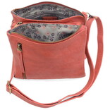 *Dawn-Multi Pocket Crossbody/Coral