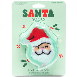 Living Royal Socks-Santa 3D