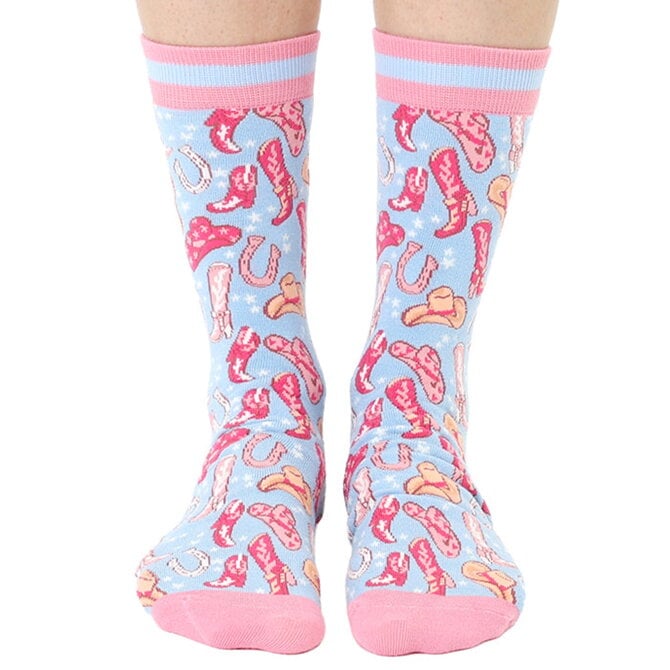 Living Royal SOCKS-CREW COWGIRL BOOTS WMNS
