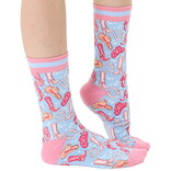 Living Royal Socks-Crew Cowgirl Boots Womens