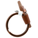 Monterey Keychain-Colorado Mountain Leather/Metal