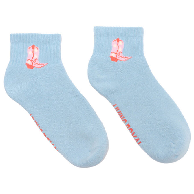 Living Royal SOCKS-ANKLE RODEO/PINK COWGIRL BOOT