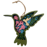 BARRY OWEN INC ORN-HUMMER LAYERED WD