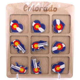 Monterey TOY-TICTACTOE BEAR/HEART/CO FLAG