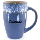 American Gift Corp MUG-LATTE EARTHTONE DRIP CO 18OZ