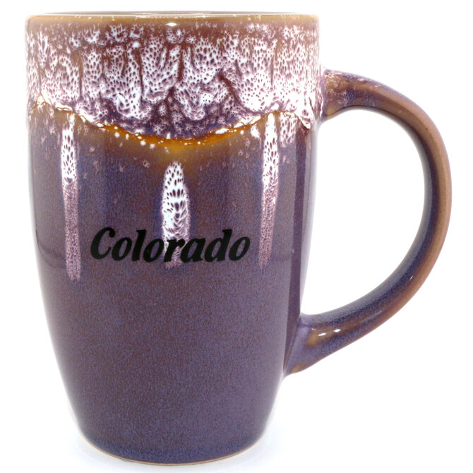 American Gift Corp MUG-LATTE EARTHTONE DRIP CO 18OZ