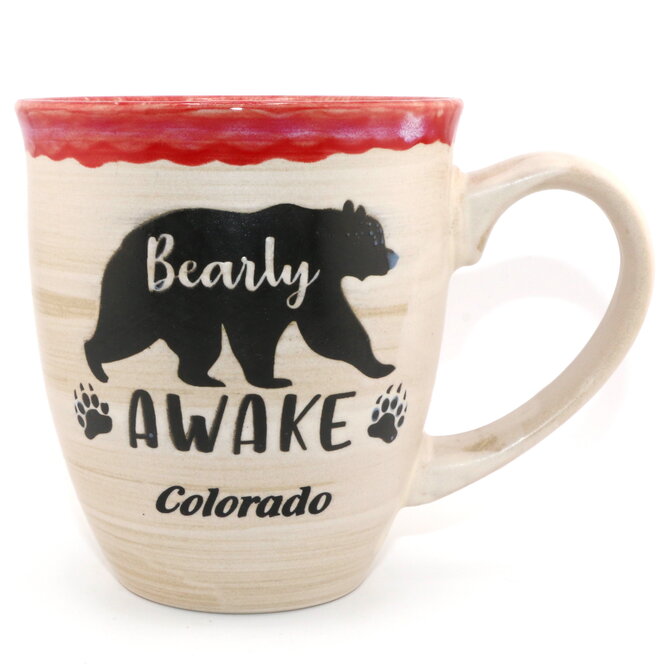 American Gift Corp MUG-Bearly Awake Colorado Flare 18OZ ASST