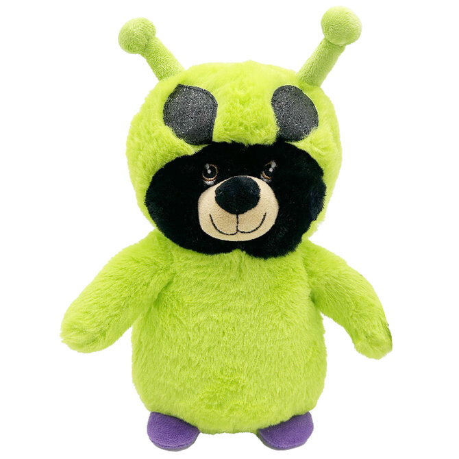 WISH PETS BLK BEAR-ALIEN COSTUME 11"