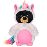 WISH PETS BLK BEAR-UNICORN COSTUME 8"