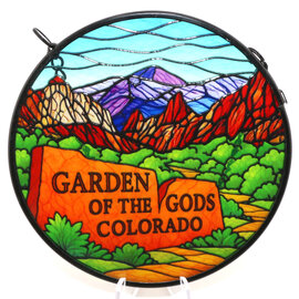 Monterey Suncatcher-Garden of the Gods/CO Sign Rocks/Pikes Peak