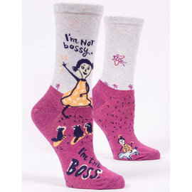 Blue Q SOCKS-IM NOT BOSSY CREW