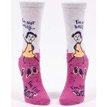 Blue Q SOCKS-IM NOT BOSSY CREW