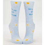 Blue Q SOCKS-BEST BEHAVIOR CREW