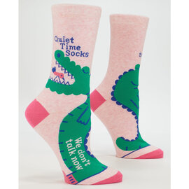 Blue Q SOCKS-QUIET TIME CREW
