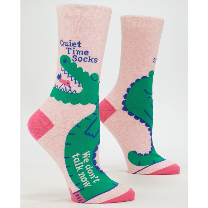 Blue Q SOCKS-QUIET TIME CREW
