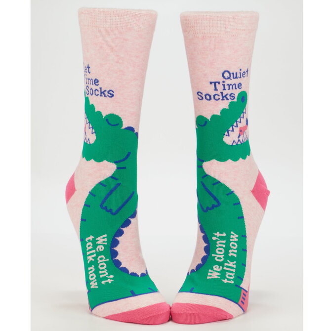 Blue Q SOCKS-QUIET TIME CREW