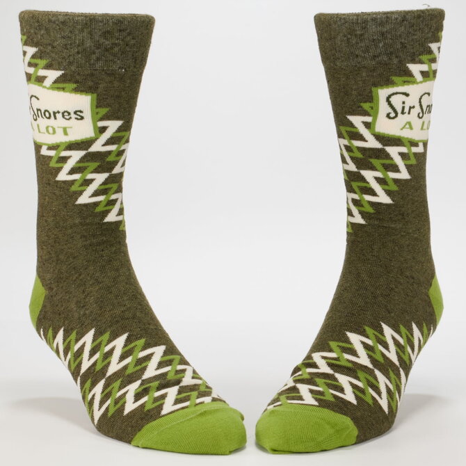 Blue Q M SOCKS-SIR SNORES ALOT