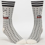 Blue Q M SOCKS-I'LL BE IN GARAGE