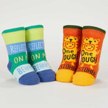 Blue Q SOCKS-BABY CUSTOMER/MY BEST BEHAVOIR