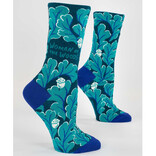 Blue Q SOCKS-WOMAN OF THE WOODS CREW