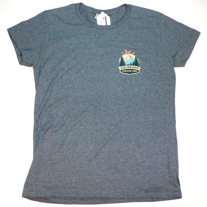 On The Road Apparel Womens Tee-Lunar Bloom Colorado