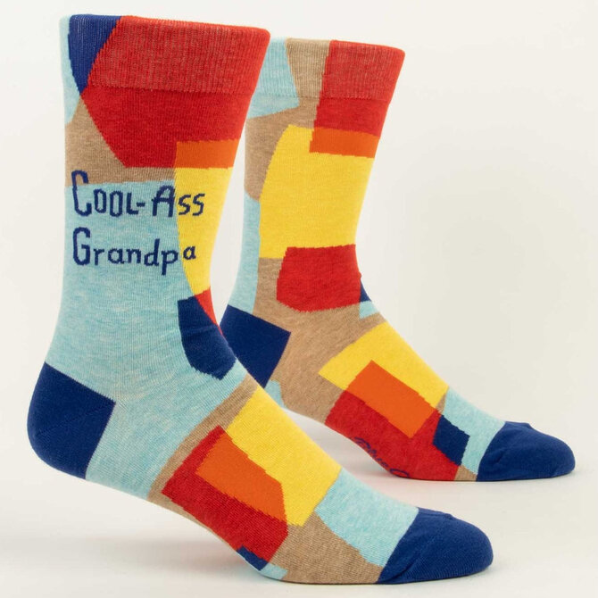 Blue Q M SOCKS-COOL ASS GRANDPA