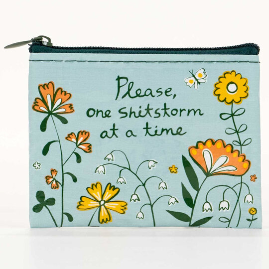 Blue Q COIN PURSE-SHITSTORM