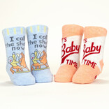 Blue Q SOCKS-BABY CALL SHOTS/BABY TIME