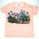 SUNSHIRT Tee - Garden of Blue Flowers
