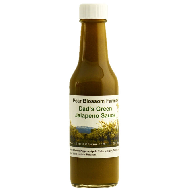 PEAR BLOSSOM FARMS SAUCE-DADS GRN JALAPENO 5OZ