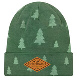 LOCALE BEANIE-CO USA 1876 FOREST GRN