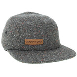 LOCALE CAP-TWEED FLECKED CAMPER