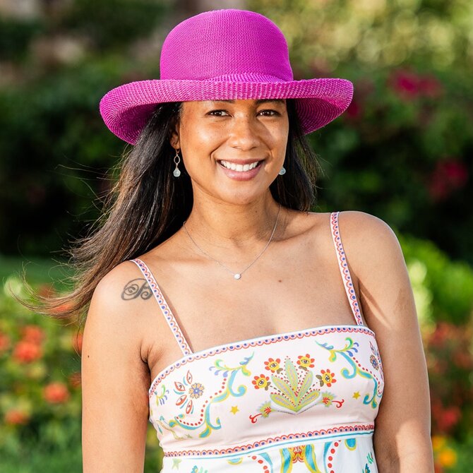 WALLAROO HAT COMPANY HAT-VICTORIA RASPBERRY