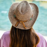 WALLAROO HAT COMPANY HAT-CATALINA COWBOY/MUSHROOM