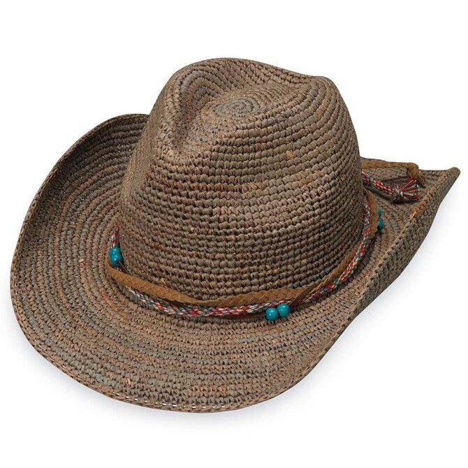 WALLAROO HAT COMPANY HAT-CATALINA COWBOY/MUSHROOM